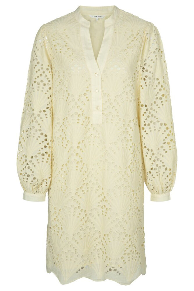 YAYA - Šaty madeirové Sea mist sand - sea mist sand