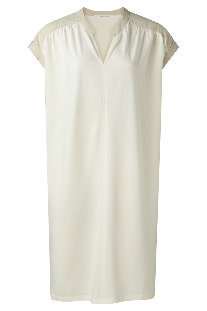 YAYA - Šaty jednoduché BLEACHED SAND - bleached sand YAYA - Šaty jednoduché BLEACHED SAND - bleached sand