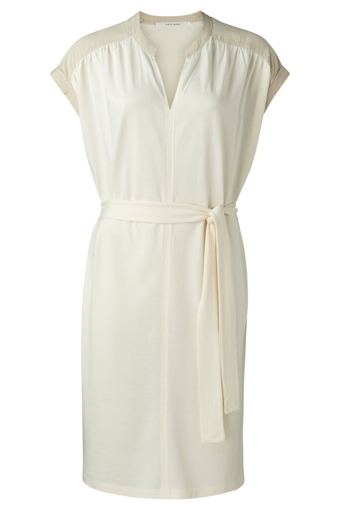 YAYA - Šaty jednoduché BLEACHED SAND - bleached sand YAYA - Šaty jednoduché BLEACHED SAND - bleached sand