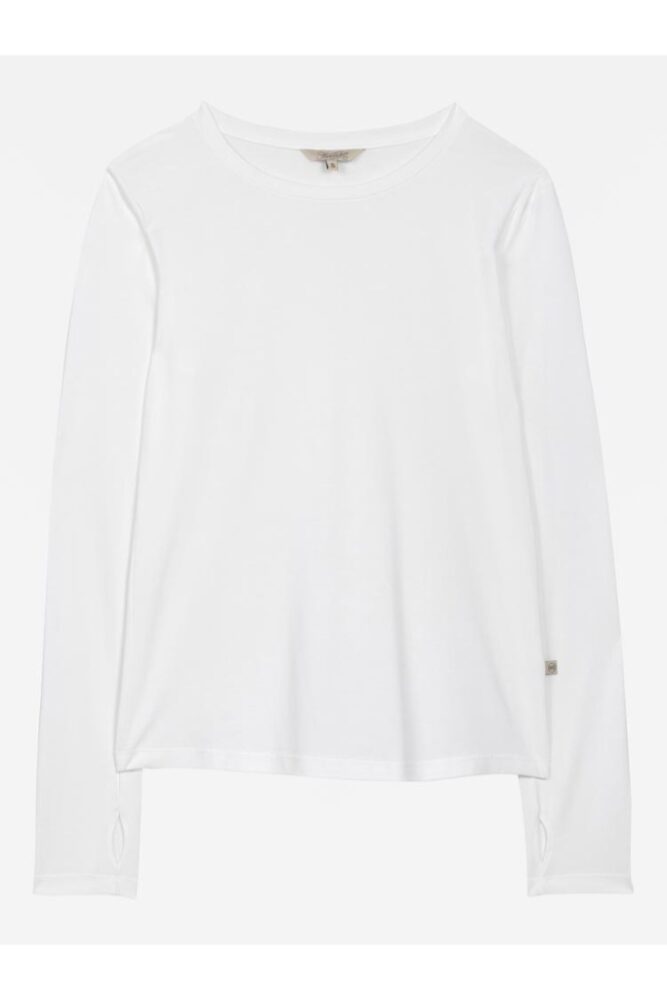 Herrlicher - Tričko jednoduché Off white - off white