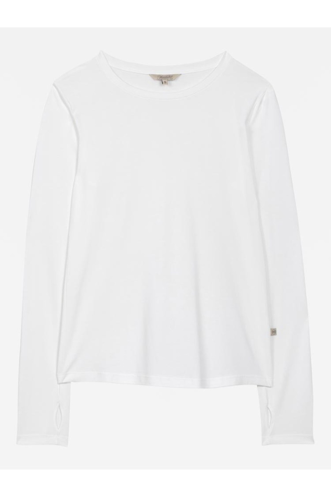 Herrlicher - Tričko jednoduché Off white - off white Herrlicher - Tričko jednoduché Off white - off white