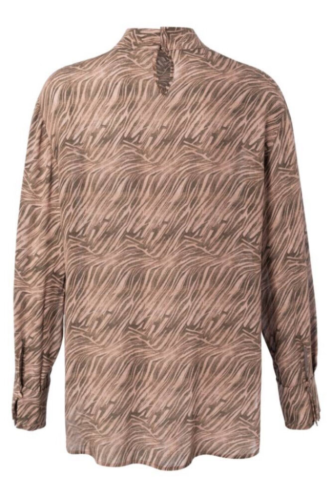 YAYA - Blúzka s roláčikom - LICORICE DESSIN