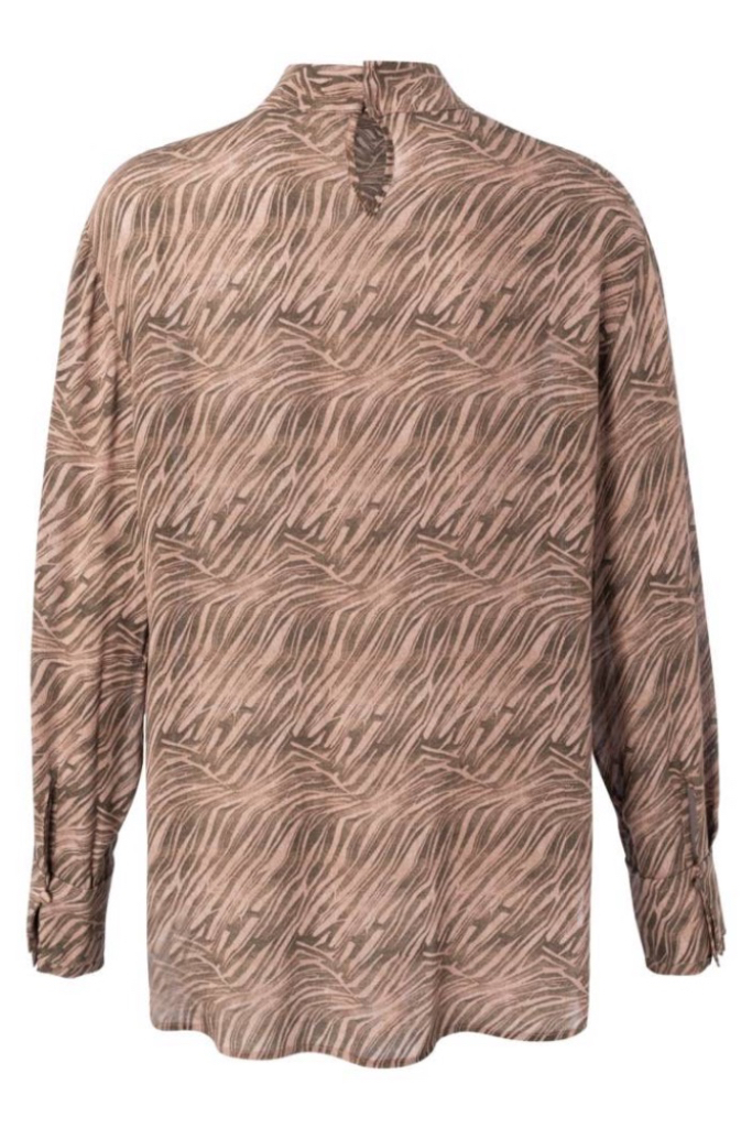 YAYA - Blúzka s roláčikom - LICORICE DESSIN YAYA - Blúzka s roláčikom - LICORICE DESSIN