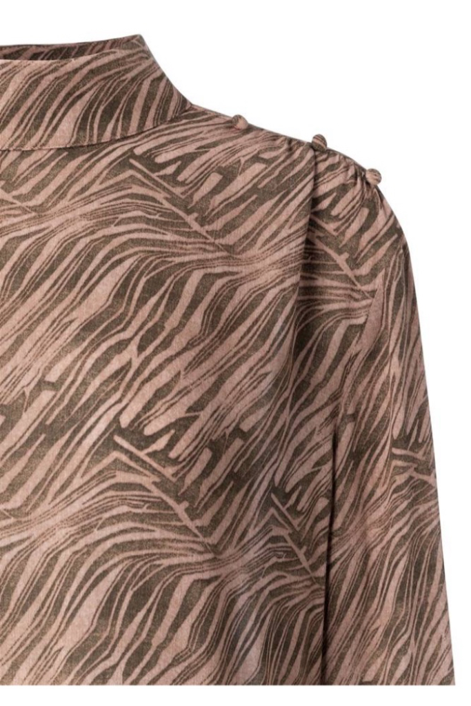 YAYA - Blúzka s roláčikom - LICORICE DESSIN YAYA - Blúzka s roláčikom - LICORICE DESSIN