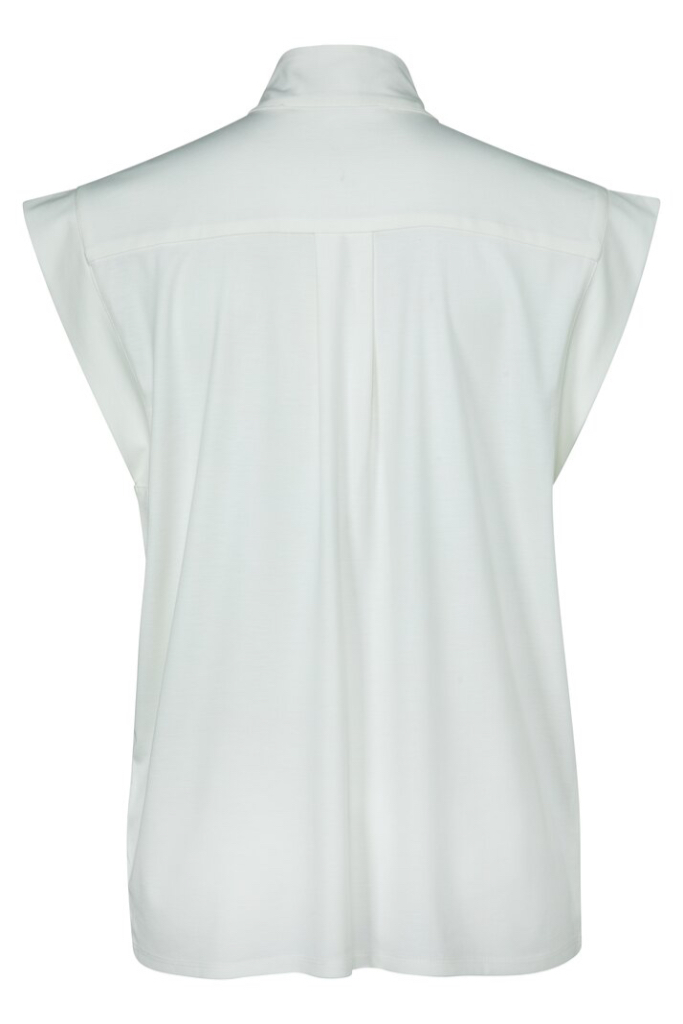 YAYA - Tričko so stojačikom Egret off white - egret off white YAYA - Tričko so stojačikom Egret off white - egret off white