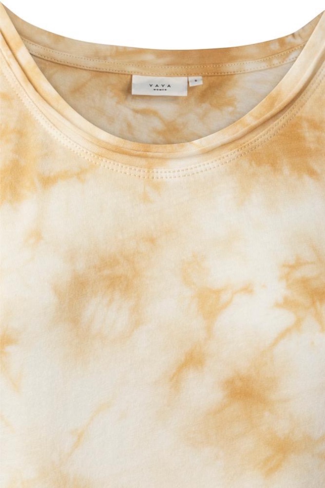 YAYA - Tričko batikované - DUSTY OKER
