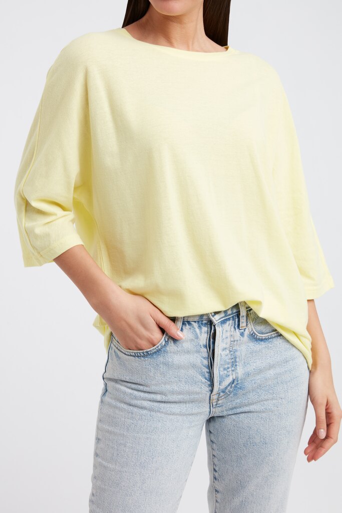 YAYA - Tričko voľné Jemne Marhuľové - almost apricot YAYA - Tričko voľné Jemne Marhuľové - almost apricot