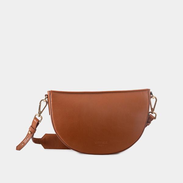Ann Kurz - Kabelka Dani 19x27x7cm - nappa sienna brown