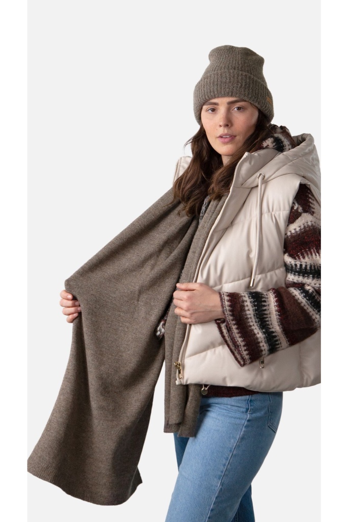 Barts - Šál Witzia Brown - brown Barts - Šál Witzia Brown - brown