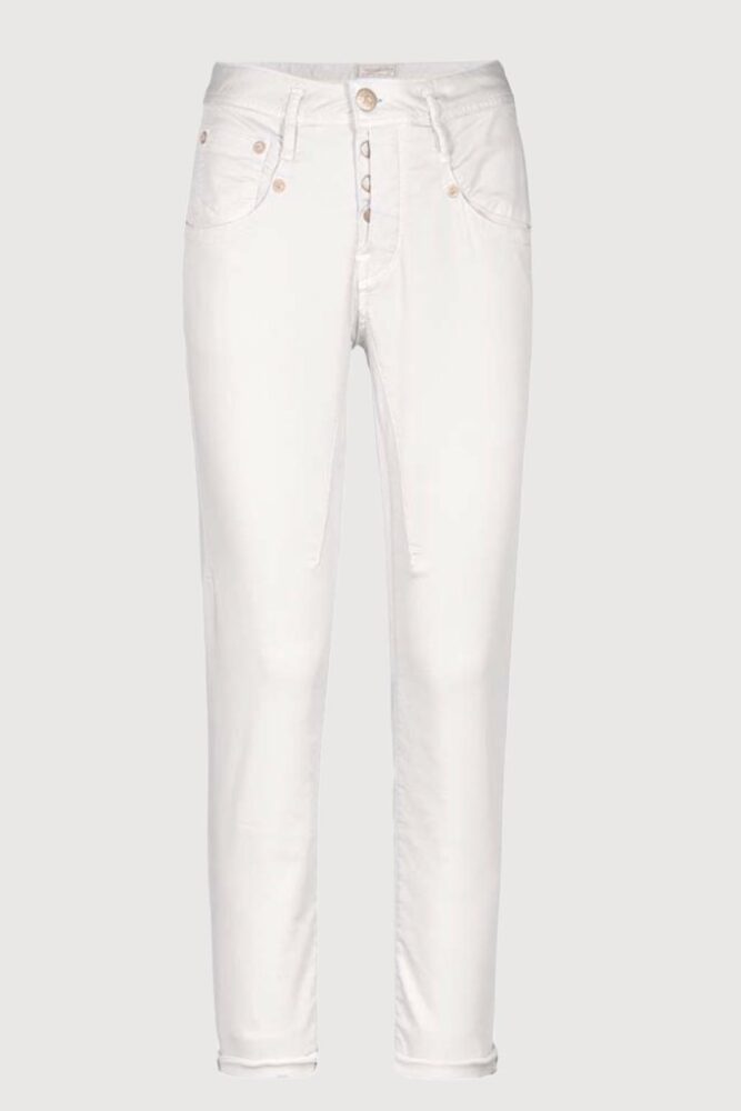 Herrlicher - Nohavice Shyra cropped Off white - off white