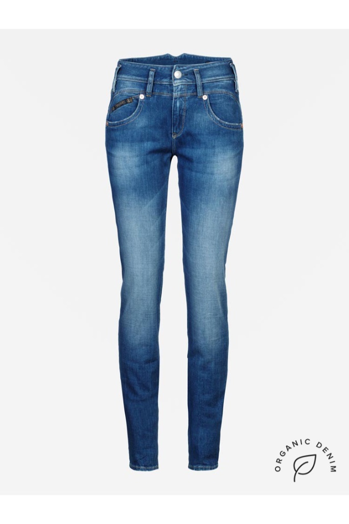 Herrlicher - Nohavice denim Pearl slim cashmere Beamed - beamed Herrlicher - Nohavice denim Pearl slim cashmere Beamed - beamed