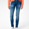 Herrlicher - Nohavice denim Pearl slim cashmere Beamed - beamed