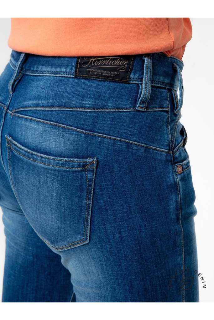 Herrlicher - Nohavice denim Pearl slim cashmere Beamed - beamed Herrlicher - Nohavice denim Pearl slim cashmere Beamed - beamed