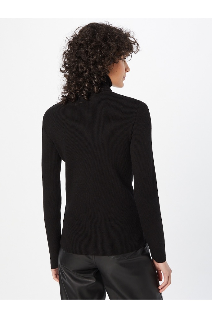 Herrlicher - Rolák s rib vzorom Black - black Herrlicher - Rolák s rib vzorom Black - black