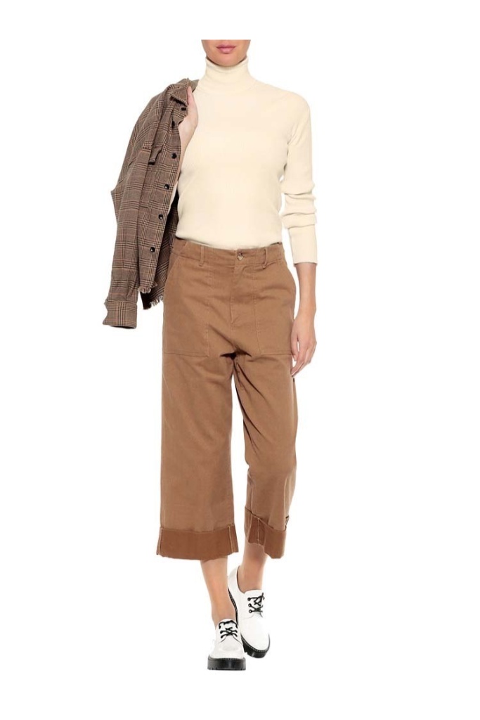 Herrlicher - Rolák s rib vzorom Off white - off white Herrlicher - Rolák s rib vzorom Off white - off white