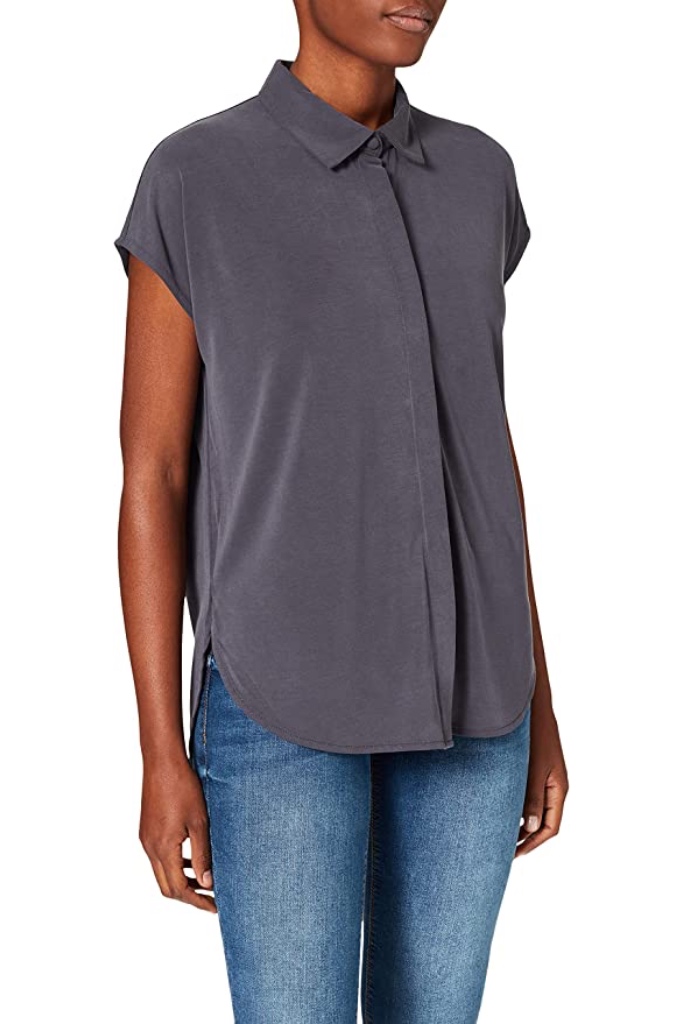 Herrlicher - Blúzka Svania z micromodalu Navy - navy Herrlicher - Blúzka Svania z micromodalu Navy - navy