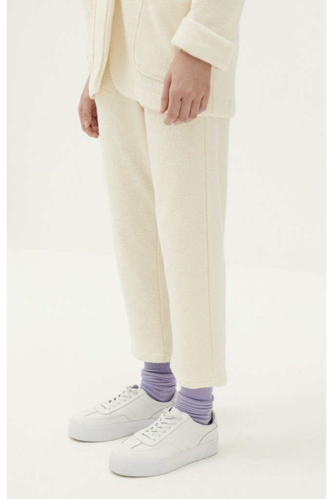 AMERICAN VINTAGE - Tepláky Bobypark Ecru - ecru AMERICAN VINTAGE - Tepláky Bobypark Ecru - ecru