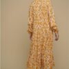 Rino Pelle - Šaty dlhé s volánmi - batik beauty marigold