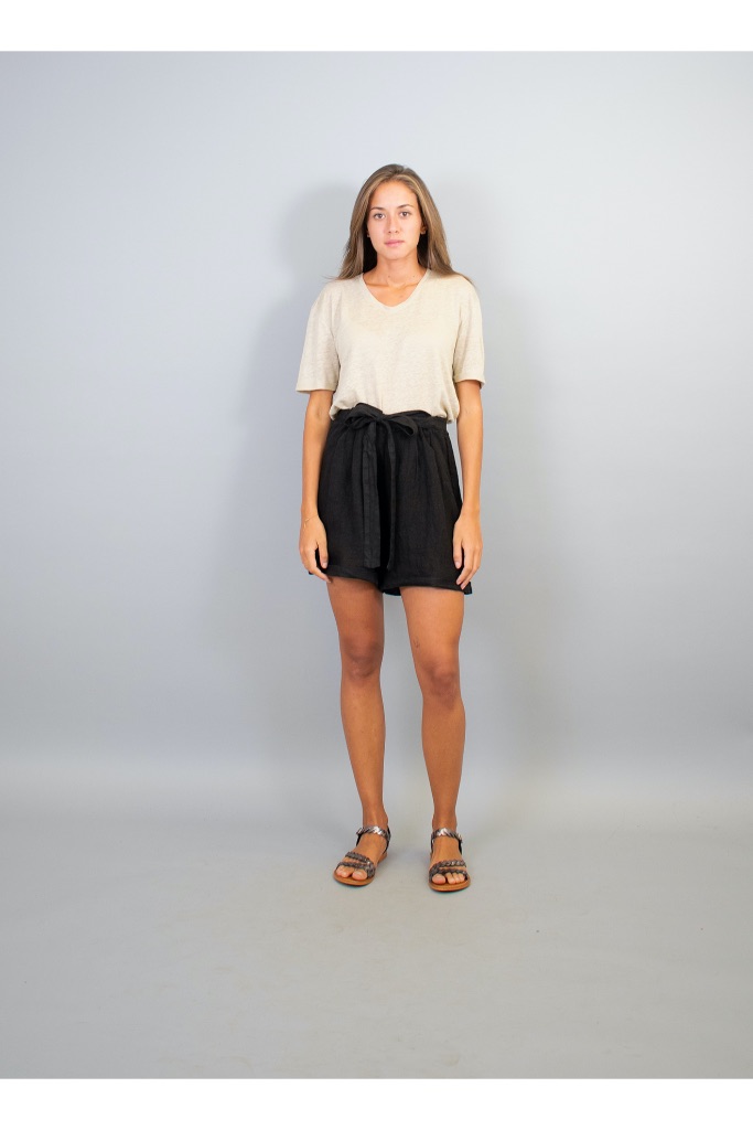 La Fée Maraboutée - Krátke nohavice - noir La Fée Maraboutée - Krátke nohavice - noir