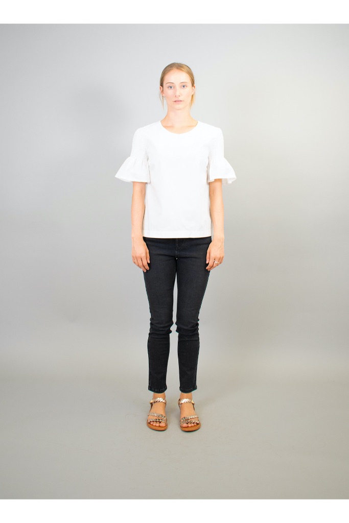 La Fée Maraboutée - Top s ozdobnými rukávmi - blanc La Fée Maraboutée - Top s ozdobnými rukávmi - blanc