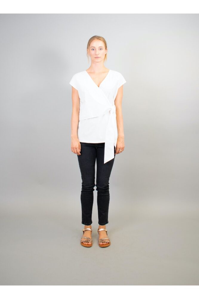 La Fée Maraboutée - Top zavinovací Blanc - blanc