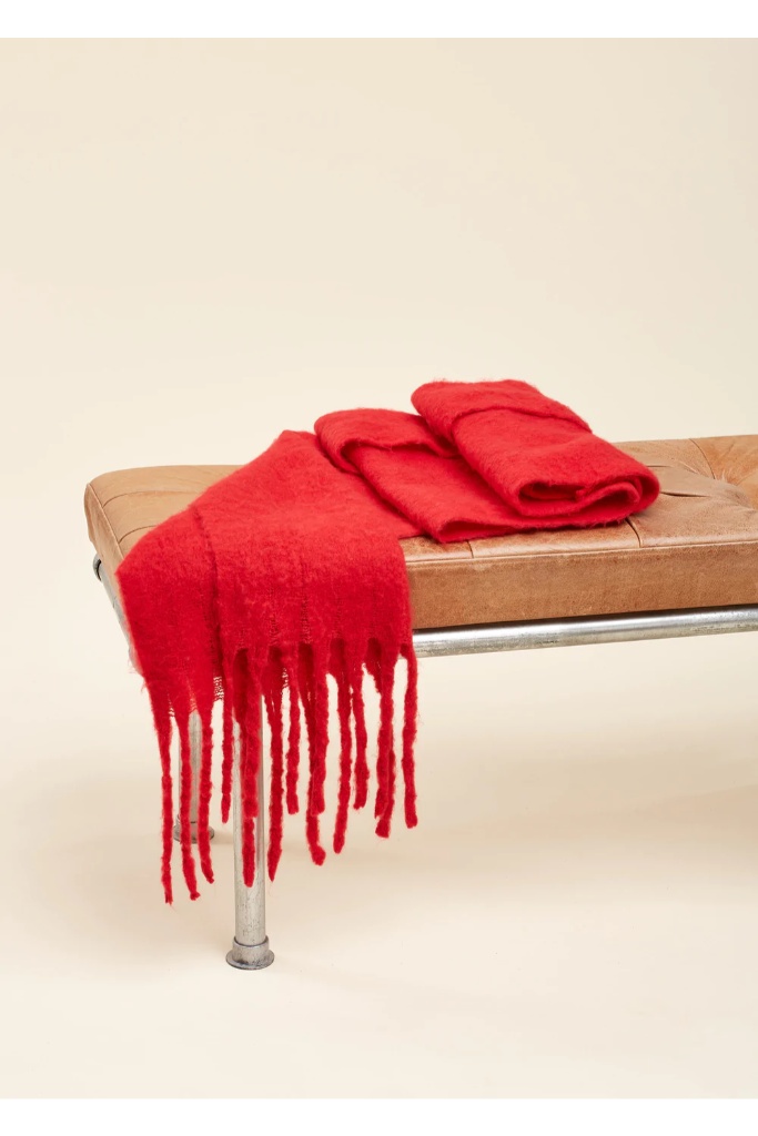 La Fée Maraboutée - Šál zimný Carmin - carmin La Fée Maraboutée - Šál zimný Carmin - carmin