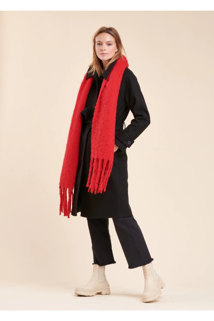 La Fée Maraboutée - Šál zimný Carmin - carmin La Fée Maraboutée - Šál zimný Carmin - carmin