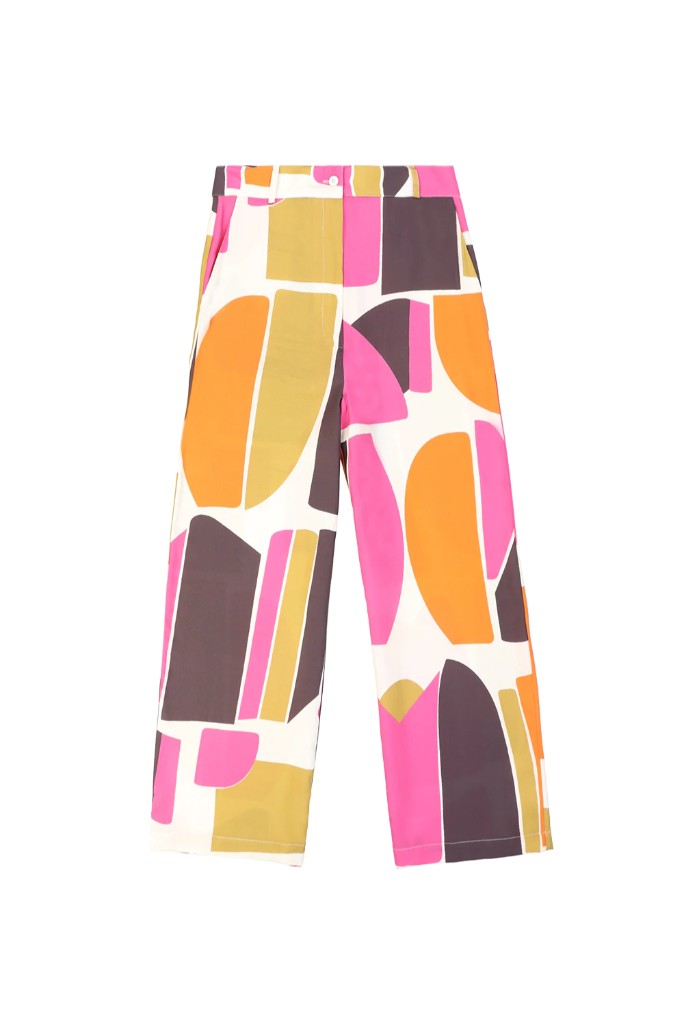 La Fée Maraboutée - Nohavice široké farebné Groseille - groseille La Fée Maraboutée - Nohavice široké farebné Groseille - groseille