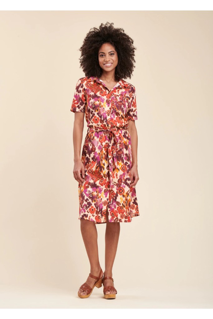 La Fée Maraboutée - Šaty košeľové so vzorom Multicolor - multicolor La Fée Maraboutée - Šaty košeľové so vzorom Multicolor - multicolor