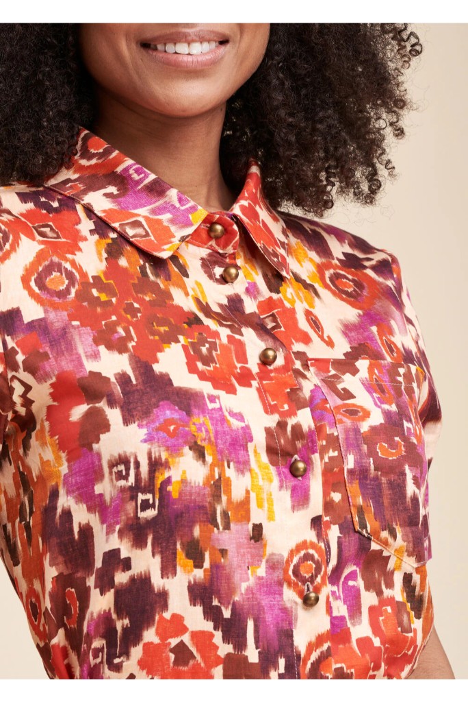 La Fée Maraboutée - Šaty košeľové so vzorom Multicolor - multicolor La Fée Maraboutée - Šaty košeľové so vzorom Multicolor - multicolor