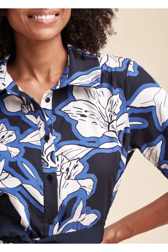 La Fée Maraboutée - Šaty košeľové Eclipse/Ecru - eclipse/ecru La Fée Maraboutée - Šaty košeľové Eclipse/Ecru - eclipse/ecru