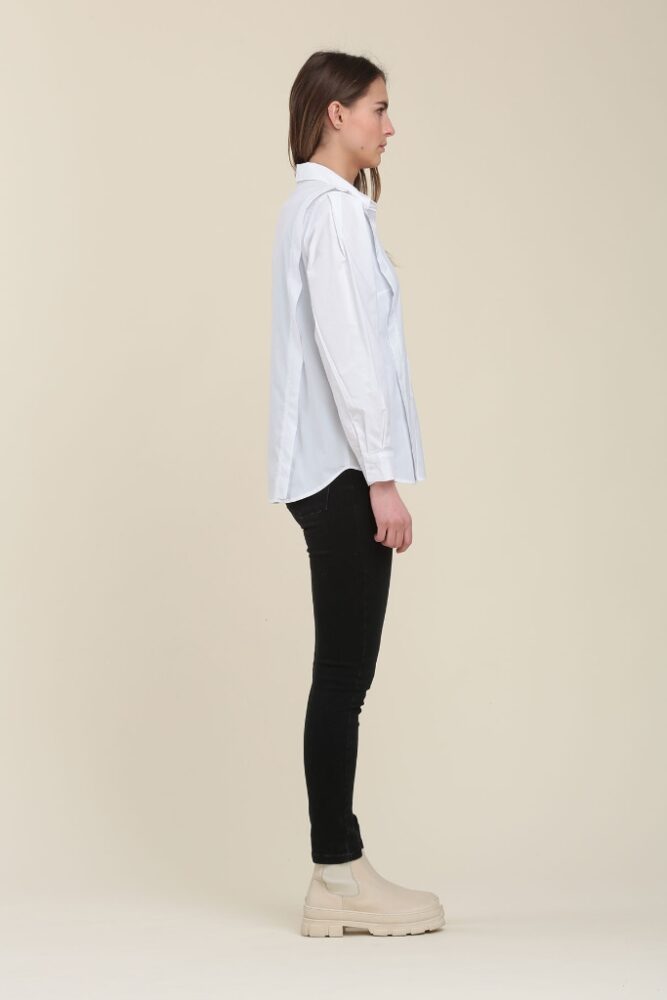 La Fée Maraboutée - Košeľa so záševkami Blanc - blanc