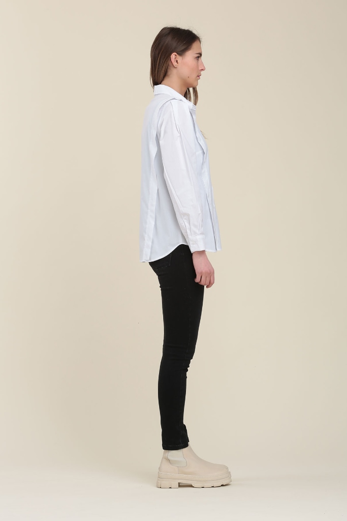 La Fée Maraboutée - Košeľa so záševkami Blanc - blanc La Fée Maraboutée - Košeľa so záševkami Blanc - blanc