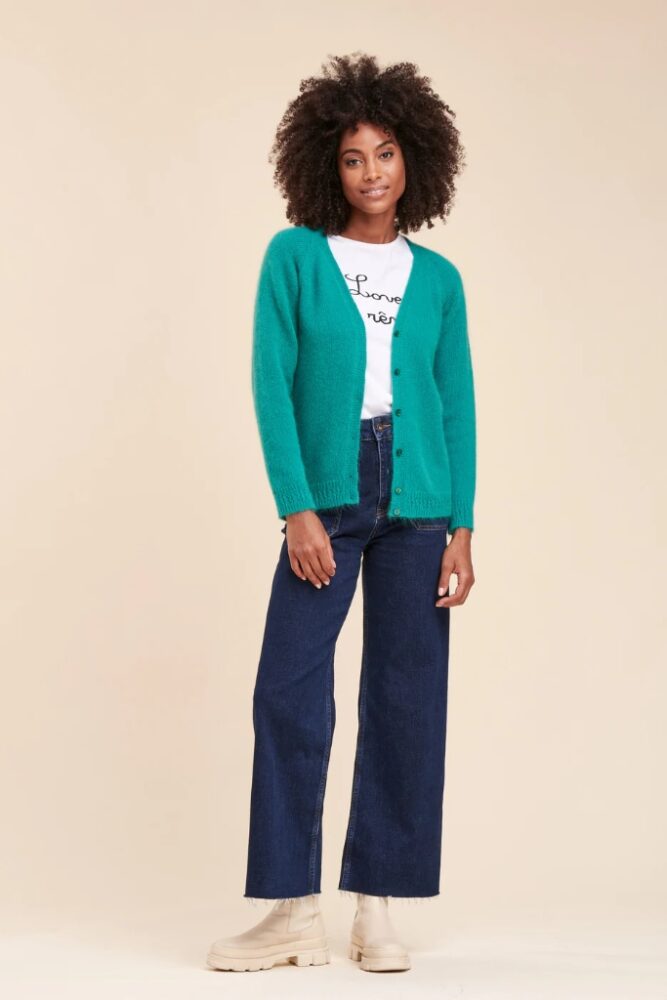 La Fée Maraboutée - Sveter s ozdobným patentom Chlorophylle - chlorophylle