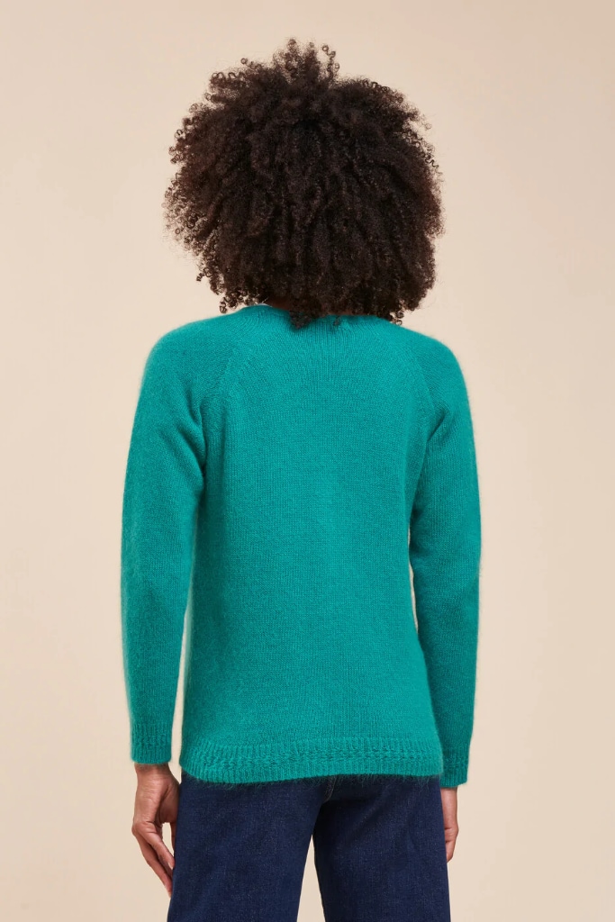 La Fée Maraboutée - Sveter s ozdobným patentom Chlorophylle - chlorophylle La Fée Maraboutée - Sveter s ozdobným patentom Chlorophylle - chlorophylle