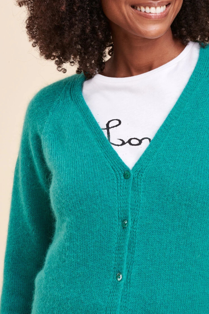 La Fée Maraboutée - Sveter s ozdobným patentom Chlorophylle - chlorophylle La Fée Maraboutée - Sveter s ozdobným patentom Chlorophylle - chlorophylle