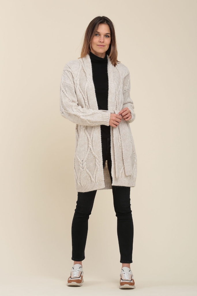 La Fée Maraboutée - Sveter s opaskom Ficelle - ficelle La Fée Maraboutée - Sveter s opaskom Ficelle - ficelle