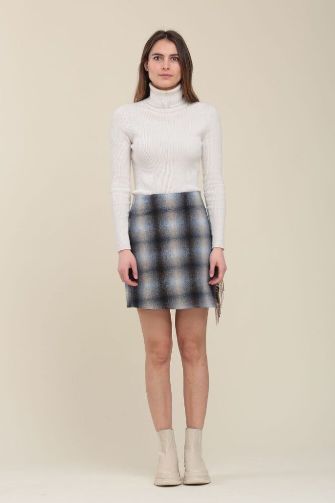 La Fée Maraboutée - Sukňa so strapcami Bleu - bleu