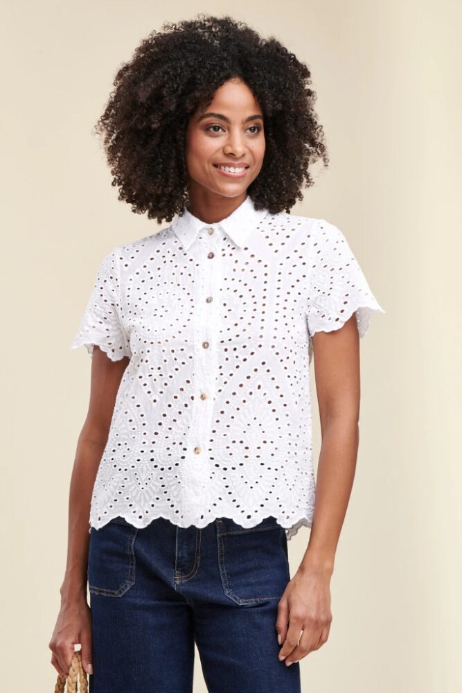 La Fée Maraboutée - Blúzka z madeiry Blanc - blanc