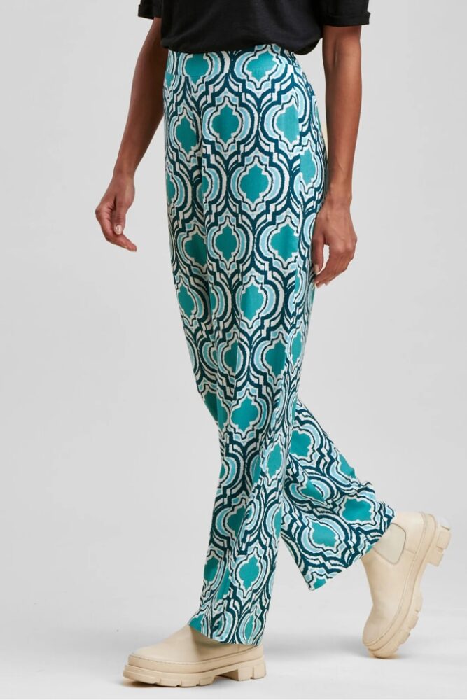 La Fée Maraboutée - Nohavice široké so vzorom Calanques - calanques