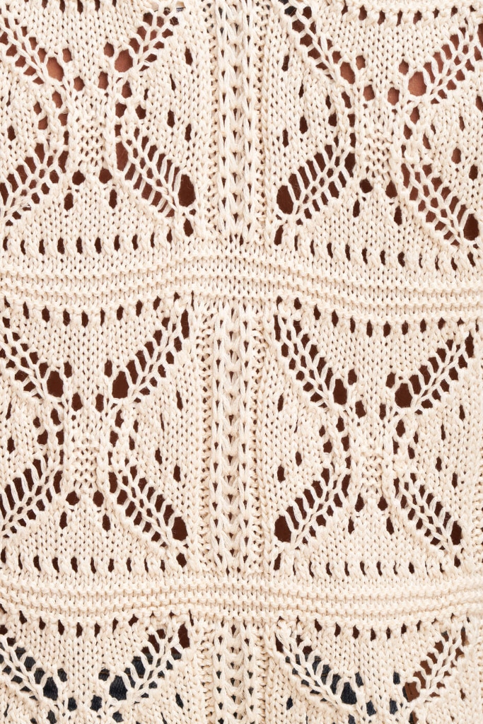 La Fée Maraboutée - Top háčkovaný bez rukávov Ecru - ecru La Fée Maraboutée - Top háčkovaný bez rukávov Ecru - ecru