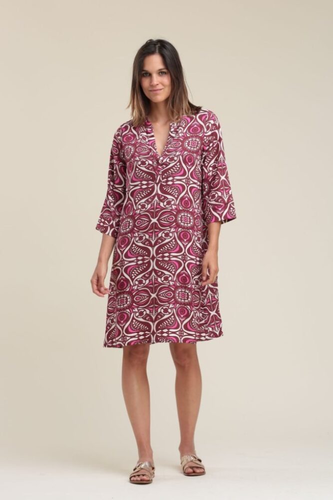 La Fée Maraboutée - Šaty voľné Rose - rose/ecorce