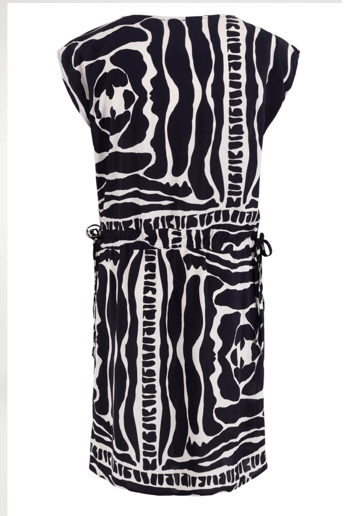 La Fée Maraboutée - Šaty s opaskom Ecru noir - ecru noir La Fée Maraboutée - Šaty s opaskom Ecru noir - ecru noir