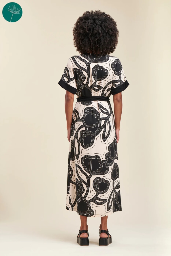 La Fée Maraboutée - Šaty dlhé s V-výstrihom Skin/Noir - skin/noir La Fée Maraboutée - Šaty dlhé s V-výstrihom Skin/Noir - skin/noir