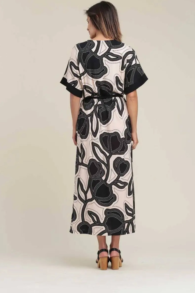 La Fée Maraboutée - Šaty dlhé s V-výstrihom Skin/Noir - skin/noir La Fée Maraboutée - Šaty dlhé s V-výstrihom Skin/Noir - skin/noir