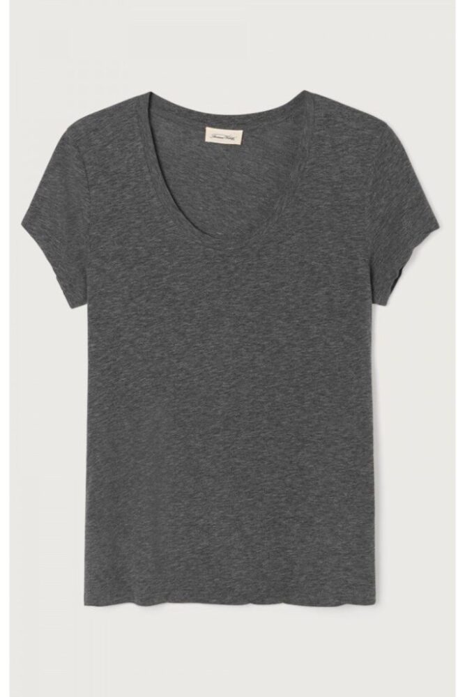 AMERICAN VINTAGE - Tričko s krátkym rukávom Jacksonville Anthracite - anthracite