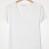 AMERICAN VINTAGE - Tričko s krátkym rukávom a V-výstrihom Jacksonville Blanc - blanc