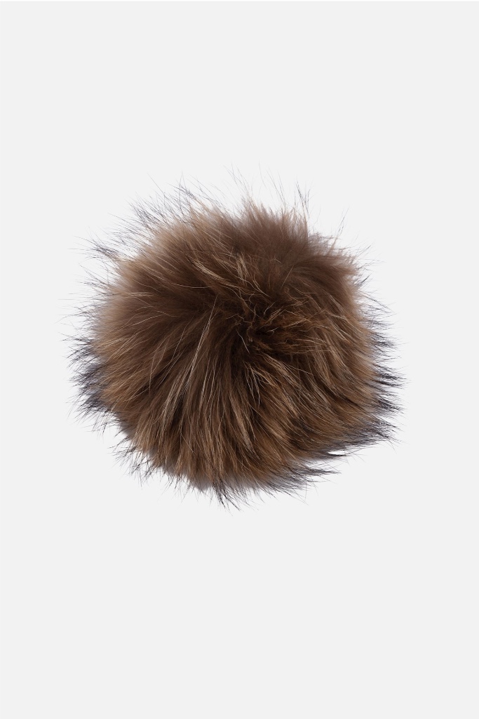 Rino Pelle - Brmbolec pravá kožušina Natural - natural Rino Pelle - Brmbolec pravá kožušina Natural - natural