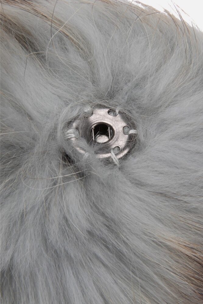 Rino Pelle - Brmbolec pravá kožušina Desert Sage - desert sage