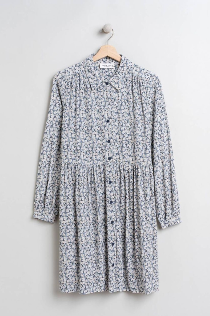 indi cold - Šaty voľné krátke Azul - azul indi cold - Šaty voľné krátke Azul - azul